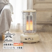 [AEH-GF80A-W] グラファイトフレームヒーター ホワイト 正規品 暖房器具 電気ストーブ 遠赤 首振り機能|季節家電|家電
