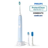 [HX6803-72] 電動歯ブラシ Sonicare ProtectiveClean 4300 ソニッケアー プロテクトクリーン ライトブルー|理美容用品|家電