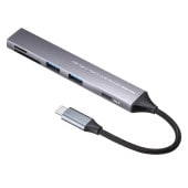 [USB-5TCPC28GM] USB 5Gbps 3�ݡ��� ����� �ϥ�(�����ɥ꡼�����դ�) (USB A��2��USB Type-C��1) �����֥���η�