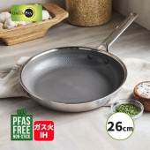 [CC010629-104] �ե饤�ѥ� 26cm APEX IH���������б� PFAS�ե꡼ �ե����Ի��� GREENPAN �������б� Ĵ����� ���å������ʡ�