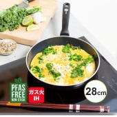 [CC001692-104] �ե饤�ѥ� �ȥ�� 28cm PFAS�ե꡼ IH/�����б� ����ߥå������ƥ��� ������� �ޥ��ˡ�����ܡ�