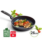 [CC010931-104] �ե饤�ѥ� �ȥ�� 26cm PFAS�ե꡼ IH/�����б� ����ߥå������ƥ��� ������� �ޥ��ˡ�����ܡ�