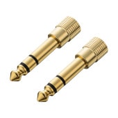 [MM-SPKB2N] 3.5mm���ƥ쥪�ߥ˥ץ饰-6.3mm���ƥ쥪ɸ��ץ饰�Ѵ������ץ�