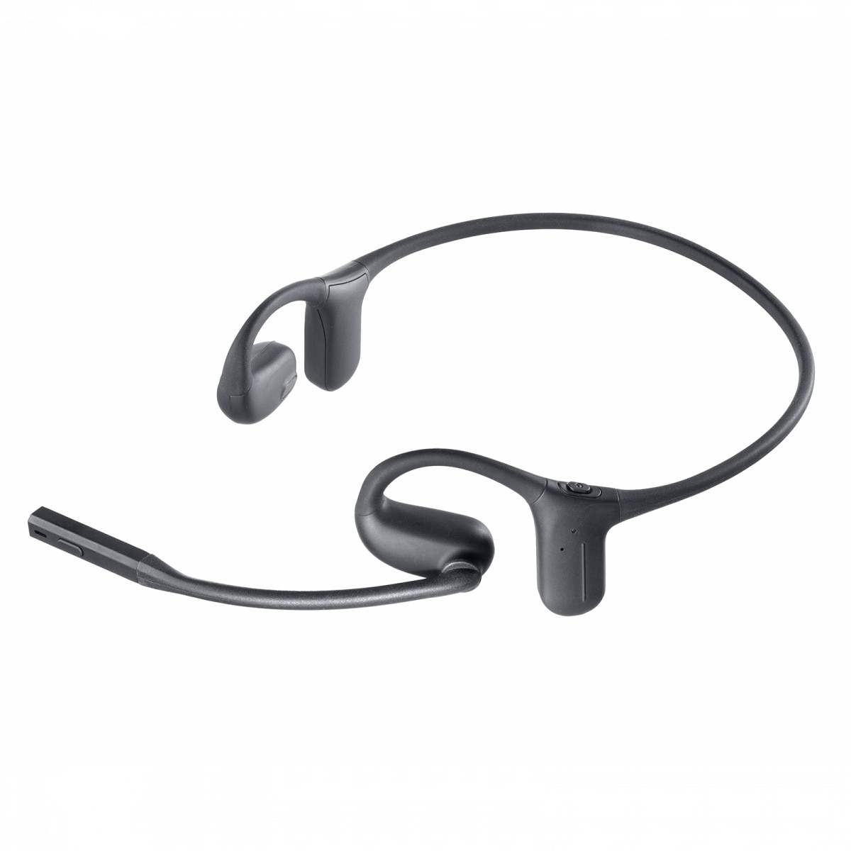 MM-BTSH73BK] Bluetoothオープンイヤーヘッドセット(有線接続対応