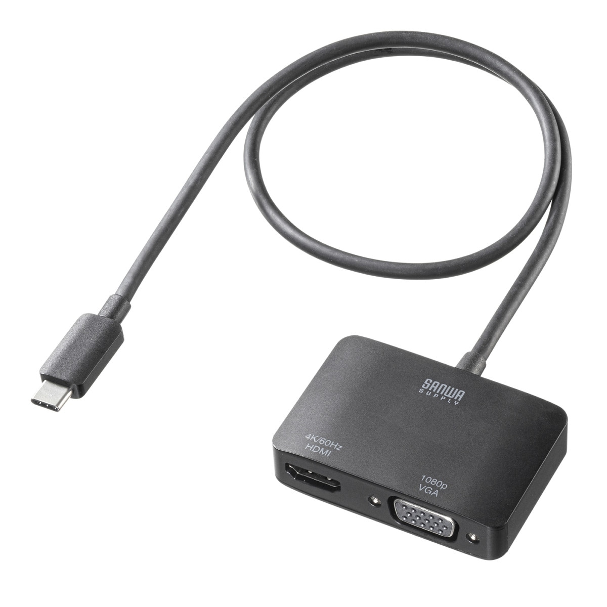 AD-ALCMST2HV] USB Type C-HDMI+VGA変換アダプタ | OAファニチャー