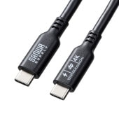 [KU-10GCCP10010] USB10GbpsType-C�����֥�(PD100W�����������б���1m)