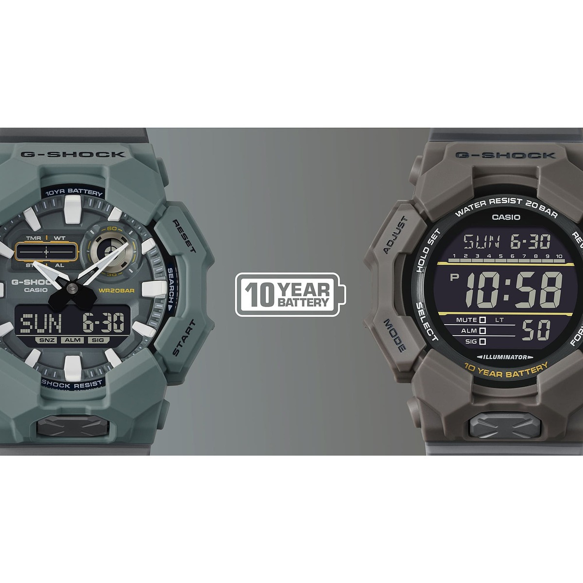 [GA-010CE-2AJF] G-SHOCK 10YEAR BATTERY series��