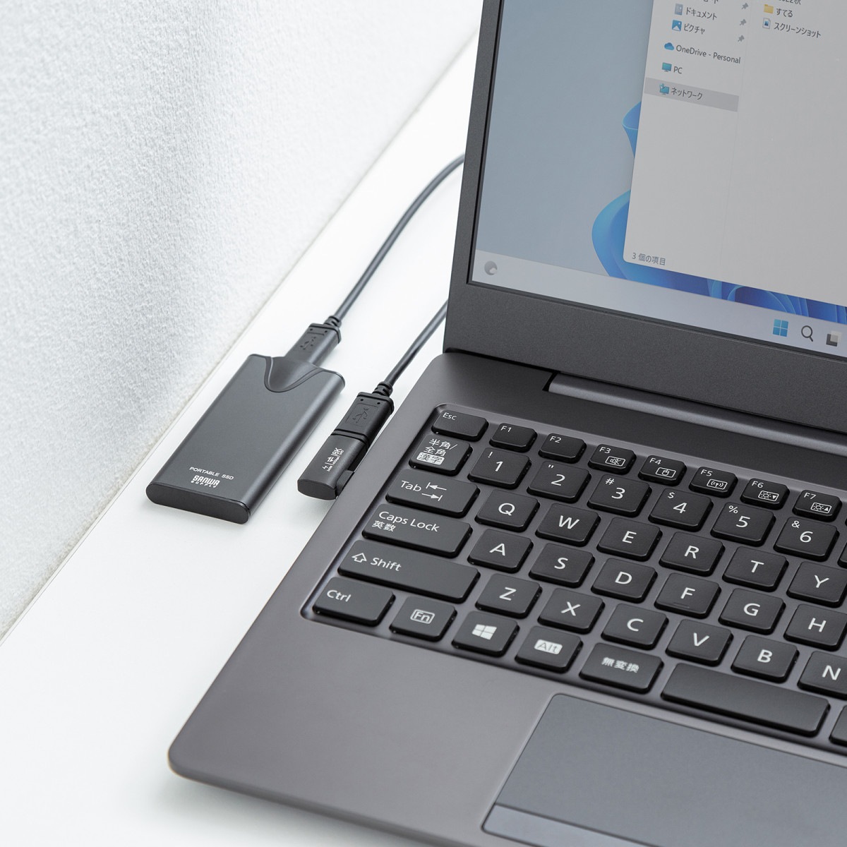 [AD-USB35CCFLY] Type-C�Ѵ������ץ�(CtoC��L�����ޤ���40Gbps��240W)