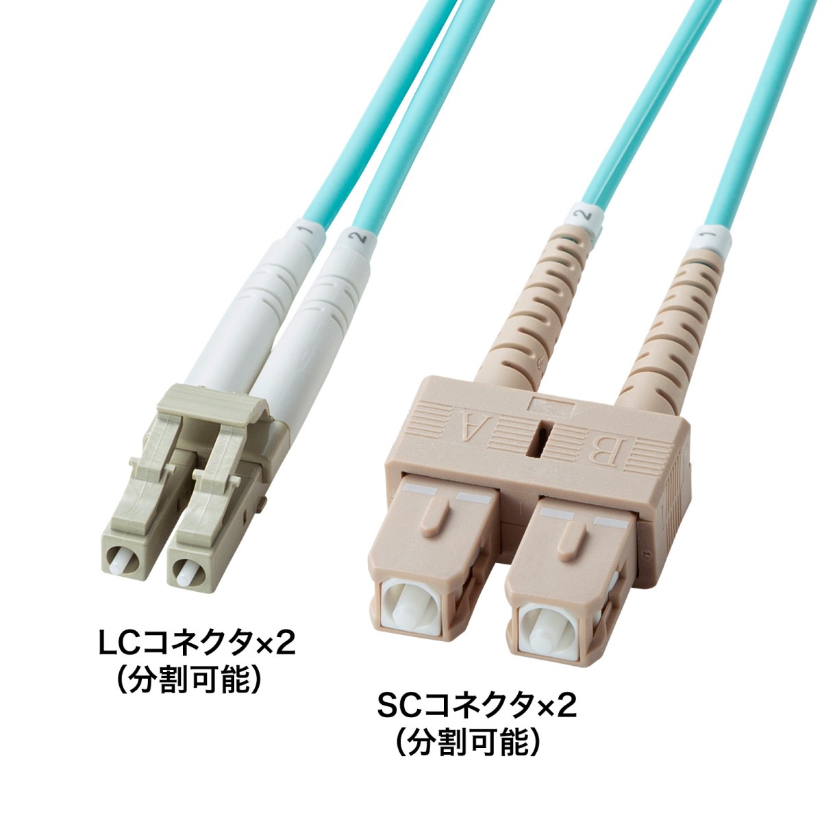 [HKB-HOM3LCSC-02] �䶯�ᥬ�ͷ����ե����Х����֥�(�ޥ��OM3��LC��2-SC��2��2m)