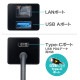 [USB-3TCH33BK] USB Type-C�ϥ��դ� �����ӥå�LAN�����ץ�