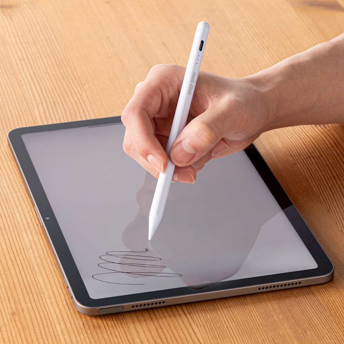 [PDA-PEN60W] Apple iPad���� ���ż� �˺٥��å��ڥ�(�ۥ磻��)