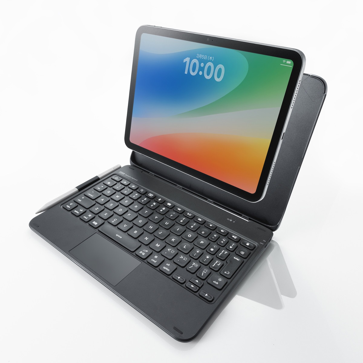 [SKB-BTIPAD5BK] A16��iPad ��10�������ѥ������դ�Bluetooth�����ܡ��� ���å��ѥå���¢ JIS����