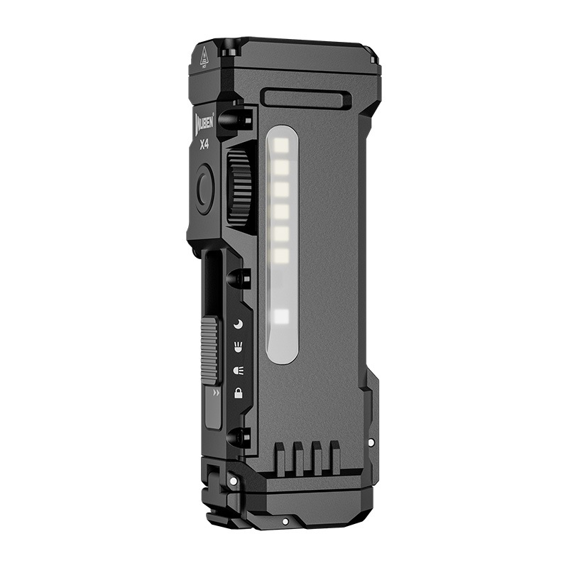 [X4-BK] LED�饤�� ���ż� ���� ���뤤 ���� �֥�å� 1500�롼���  �ϥ�ǥ��饤�� �ߥ� �ޥ��ͥå��� RGB�⡼��7���� Type-C��®���� ��ñ��� �����̥Хåƥ꡼ �ɿ��ɿ� IP68�����