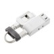 [TAP-M701W] �ޥ��������å� 3�ĸ� 0.1m �ۥ磻��