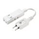 [TAP-M801W] �ޥ��������å� 4�ĸ� 0.1m �ۥ磻��