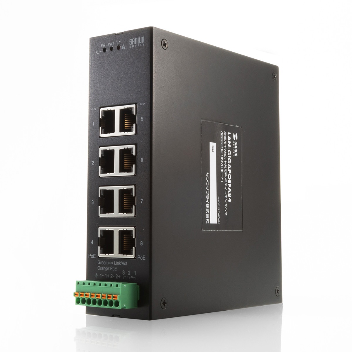 [LAN-GIGAPOEFA84] ѥӥåбPoEå󥰥ϥ(IEEE802.3bt/8ݡ)