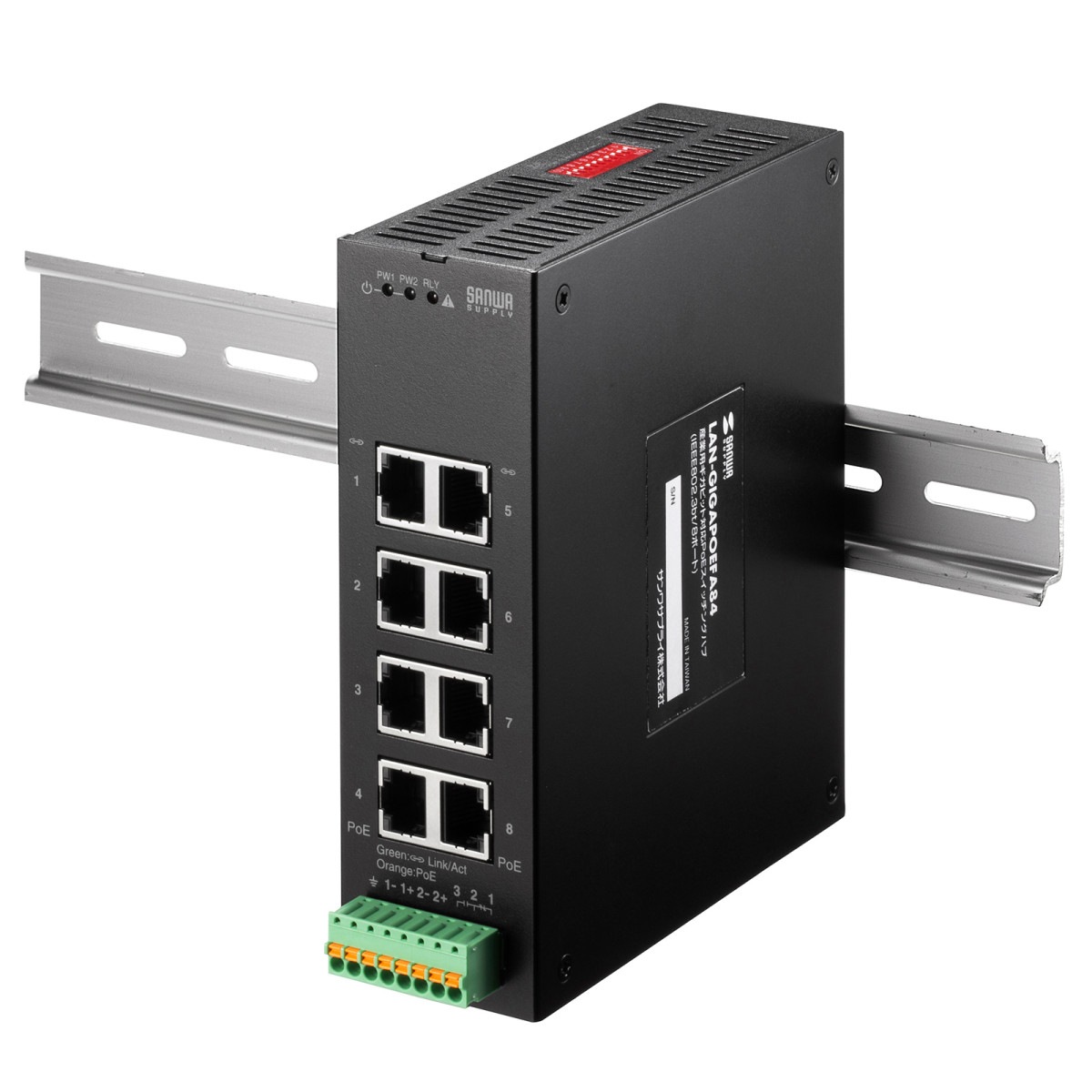 [LAN-GIGAPOEFA84] ѥӥåбPoEå󥰥ϥ(IEEE802.3bt/8ݡ)