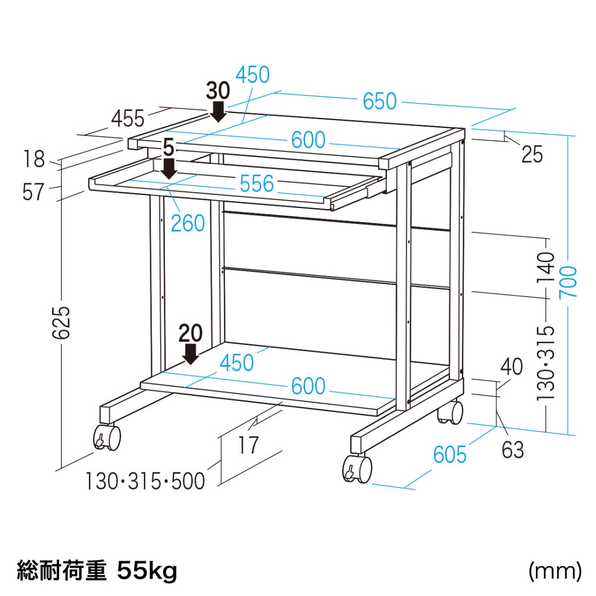 [RAC-EC75] �ѥ������å�(W650��D605��H700mm)