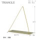 [4589824364810] �ǥ����ץ쥤������� �ɳݤ� PIKE wall brass shelf TRIANGLE �ԥ� �������� �֥饹������� �ȥ饤���󥰥� ��﫡�