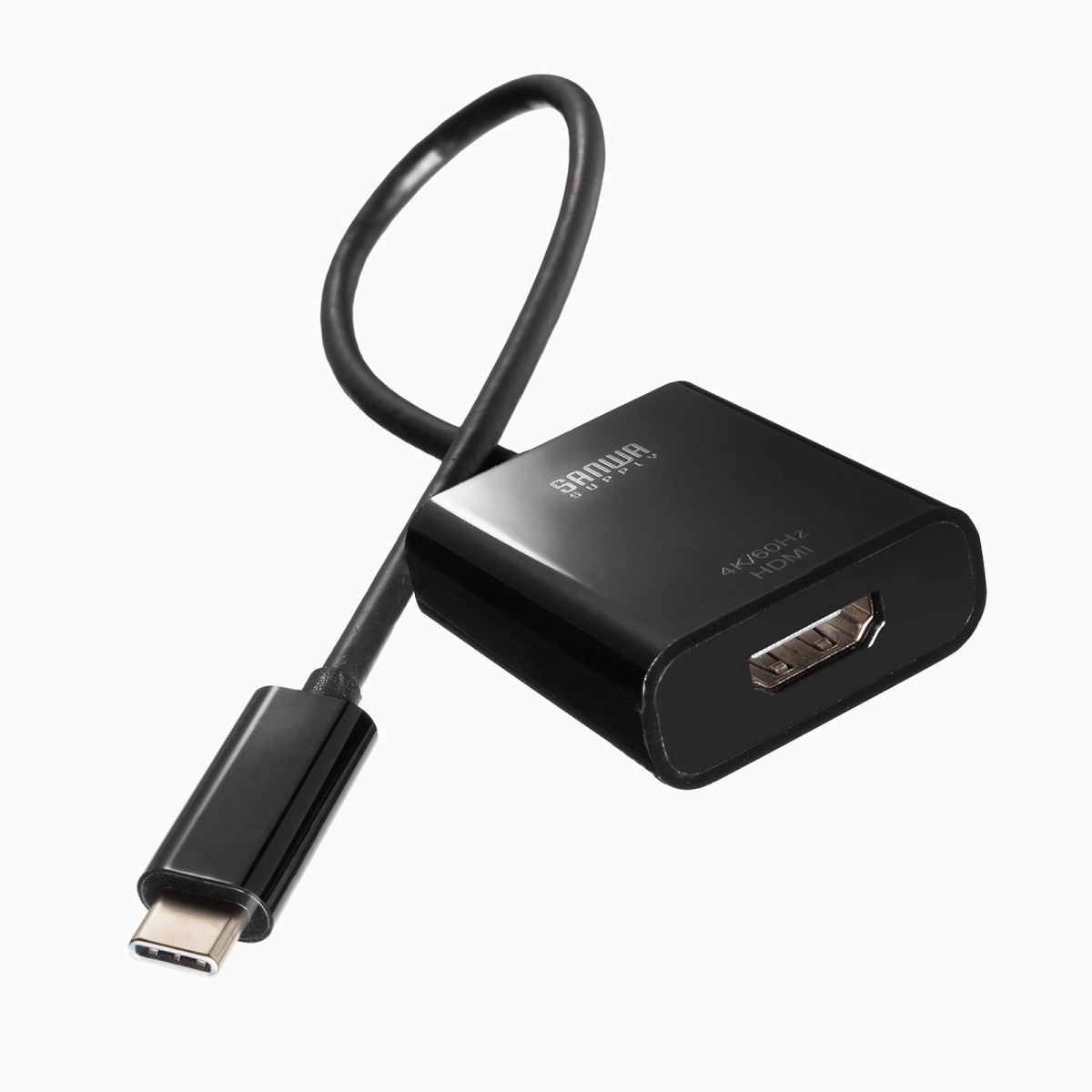 [AD-ALCHDR04TK] USB Type C-HDMI�Ѵ������ץ�(4K/60Hz/HDR���ʰץѥå�������)