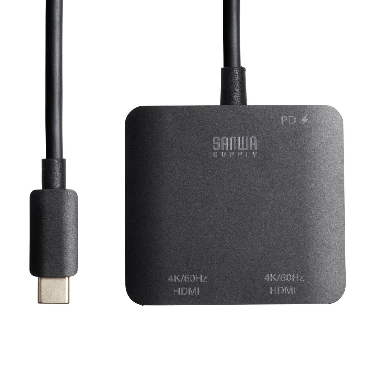 [AD-ALCMST2HDPD] USB Type C-HDMI�Ѵ������ץ�(2�ݡ���/4K/PD�б�)