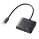 [AD-ALCMST2HDPD] USB Type C-HDMI�Ѵ������ץ�(2�ݡ���/4K/PD�б�)