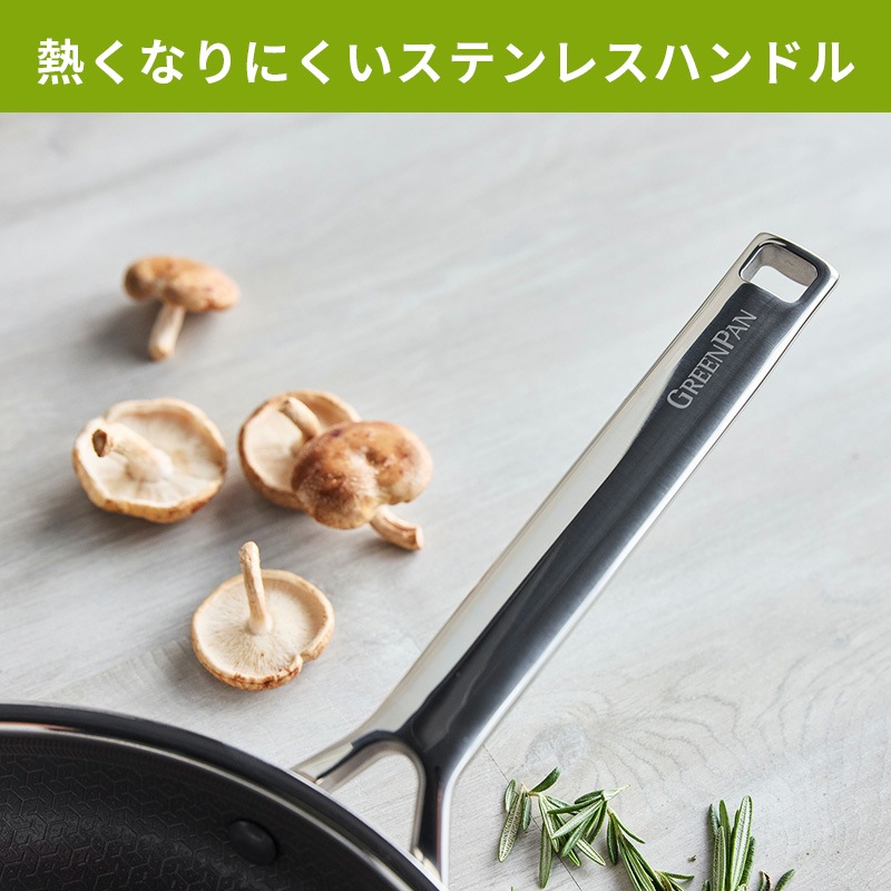 [CC010631-104] �����å��ѥ� 28cm APEX IH���������б� PFAS�ե꡼ �ե����Ի��� GREENPAN �������б� Ĵ����� ���å������ʡ�