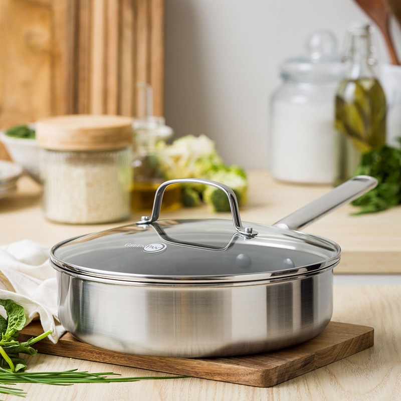 [CC010632-104] �����ե饤�ѥ� 24cm ���饹���դ� APEX IH���������б� PFAS�ե꡼ �ե����Ի��� GREENPAN �������б� Ĵ������