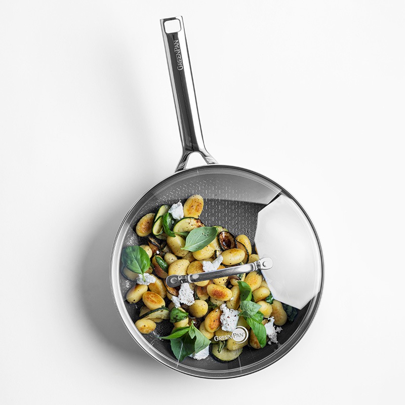 [CC010632-104] �����ե饤�ѥ� 24cm ���饹���դ� APEX IH���������б� PFAS�ե꡼ �ե����Ի��� GREENPAN �������б� Ĵ������