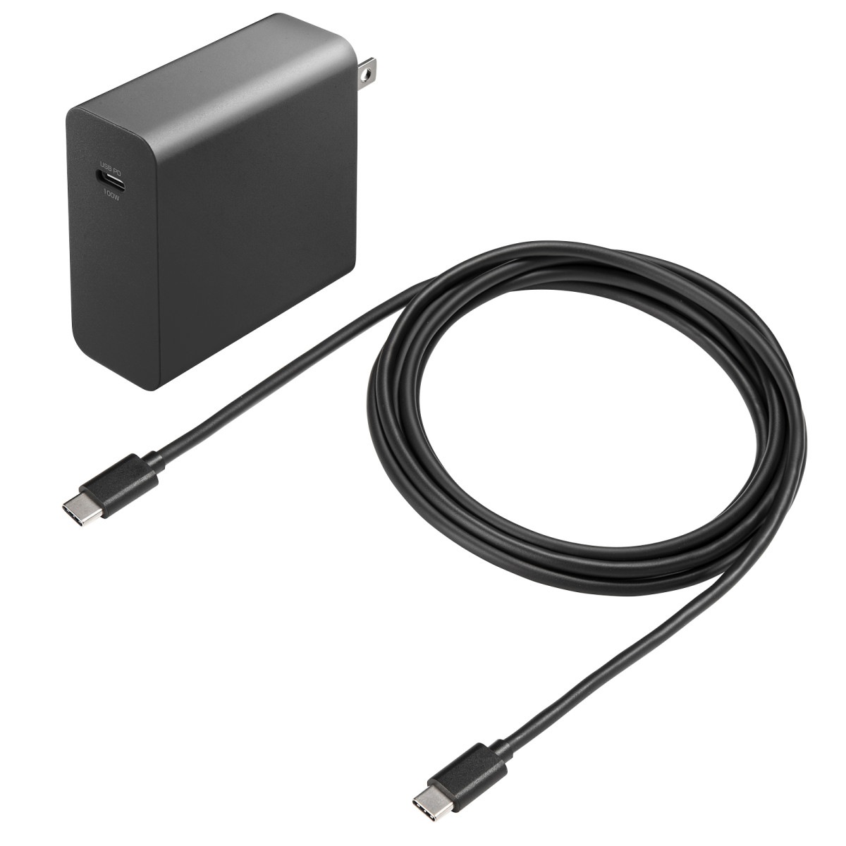 [ACA-PD93BK] USB PD�б�AC���Ŵ�(PD100W��TypeC�����֥��դ�)
