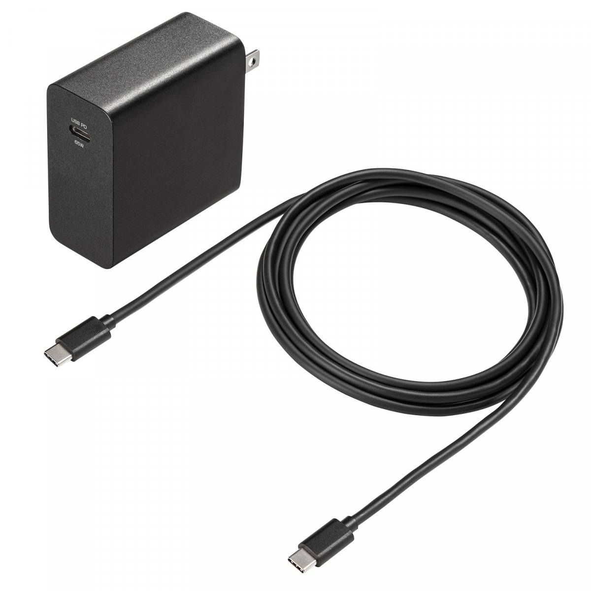 [ACA-PD91BK] USB PD�б�AC���Ŵ�(PD65W��TypeC�����֥��դ�)