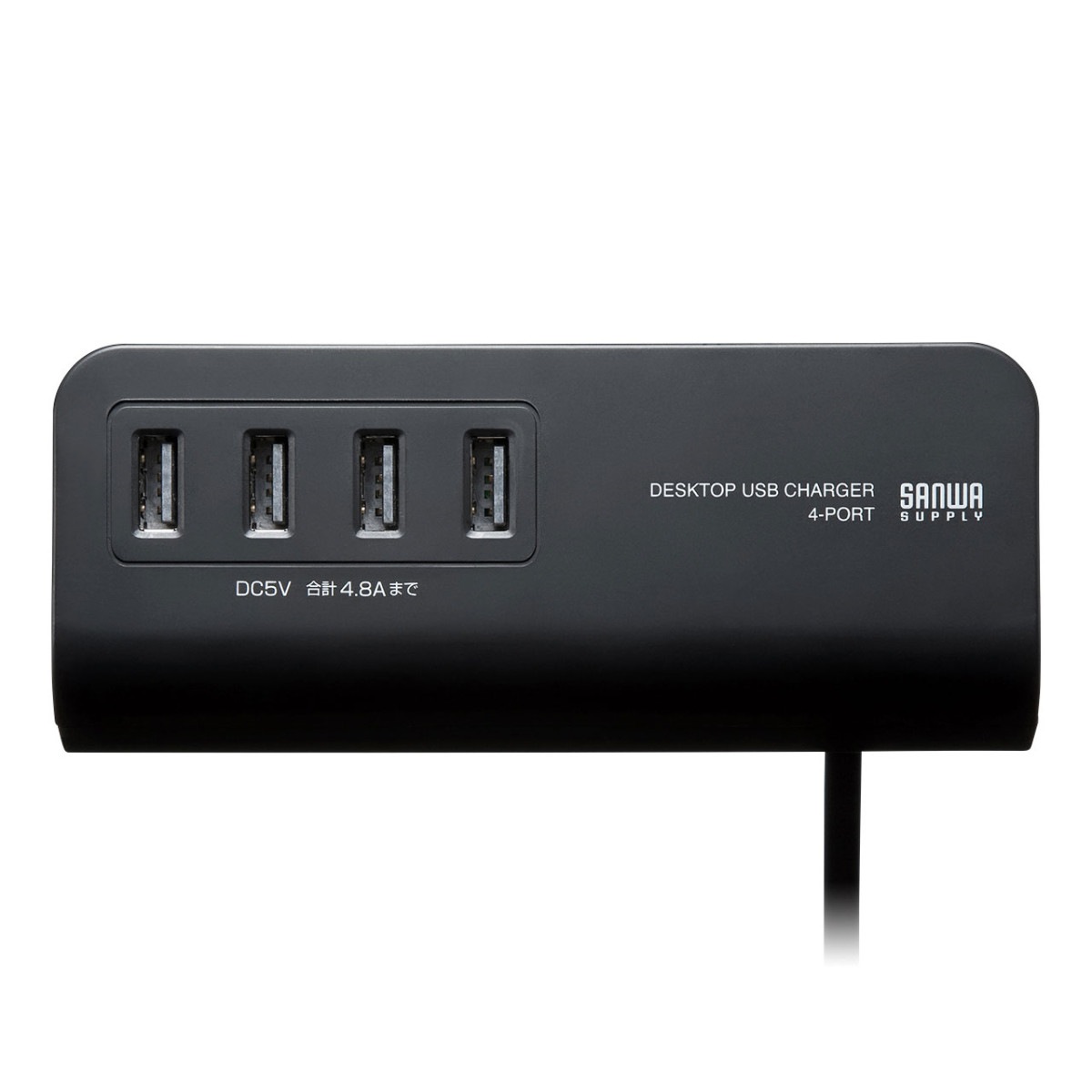 [ACA-IP50BK] �����׼�USB���Ŵ�(USB4�ݡ���/�֥�å�)