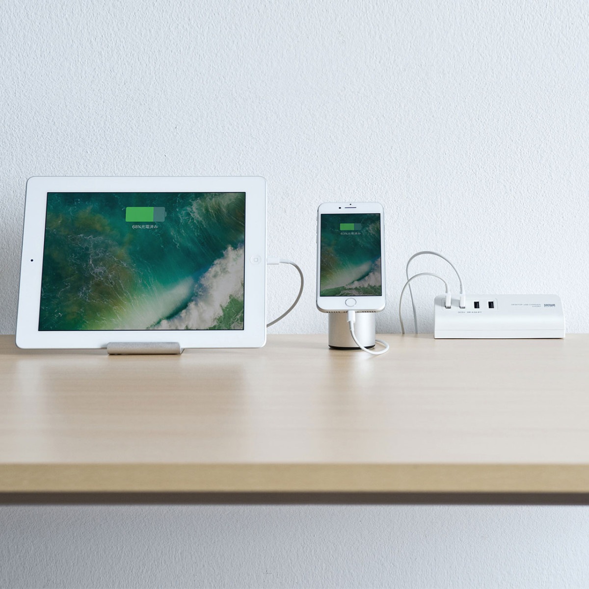 [ACA-IP50W] �����׼�USB���Ŵ�(USB4�ݡ���/�ۥ磻��)