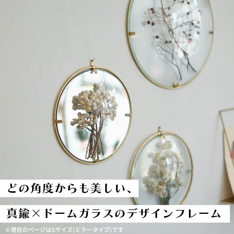 [4589824364964] PIKE Glass Dome Frame MIRROR S �饦��ɥե졼�� �ߥ顼������ ������ ��� ����ƥꥢ��