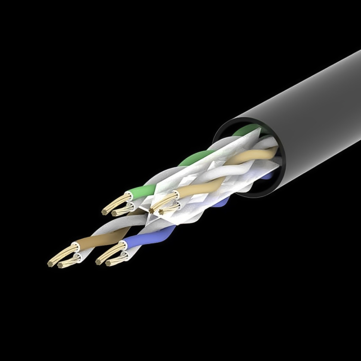 [KB-T6AY-05P] ���ƥ���6A�����LAN�����֥�(�ԥ󥯡�5m)