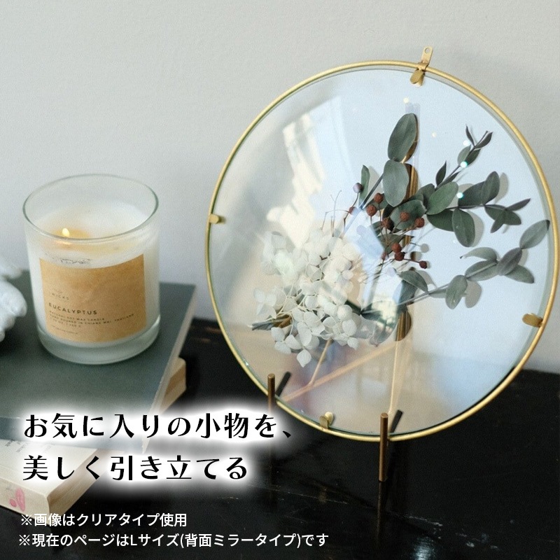 [4589824364971] PIKE Glass Dome Frame MIRROR L �饦��ɥե졼�� �ߥ顼������ ������ ��� ����ƥꥢ��