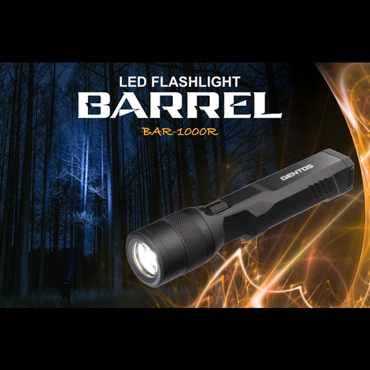 [BAR-1000R] ���ò�������� GENTOS BARREL FLASHLIGHT 1000�롼����