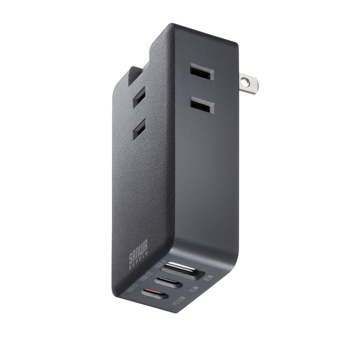 [TAP-MC2A1AC3BK] ��Х��륿�å�(AC��3�ĸ�+Type-C��2��USB-A��1��PD33W���֥�å�)