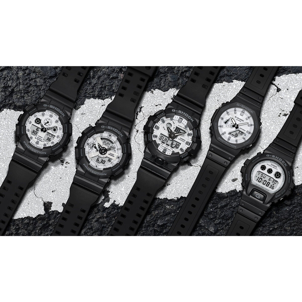 [GA-100WD-1AJF] G-SHOCK Black and Brilliant White ���������ʡ�
