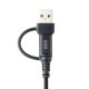 [KU-CCP60ACC10BK] USB2.0Type-C�����֥�(CtoA�Ѵ������ץ��դ���PD60W��1m���֥�å�)