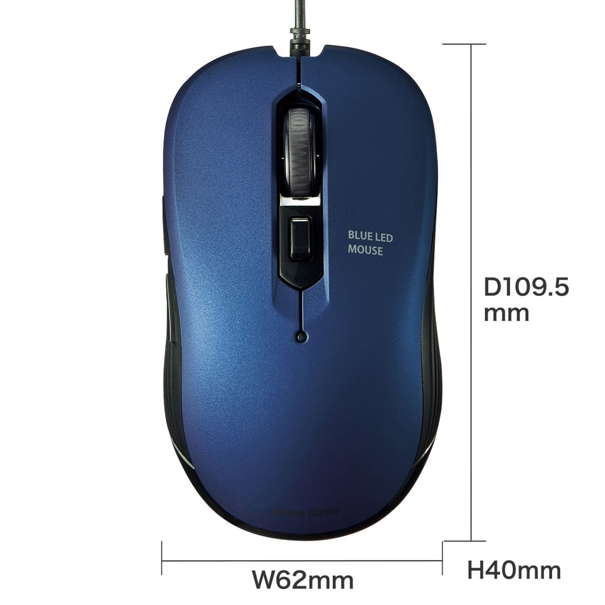 [MA-BL114BL] 5�ܥ���ͭ���֥롼LED�ޥ��� �֥롼