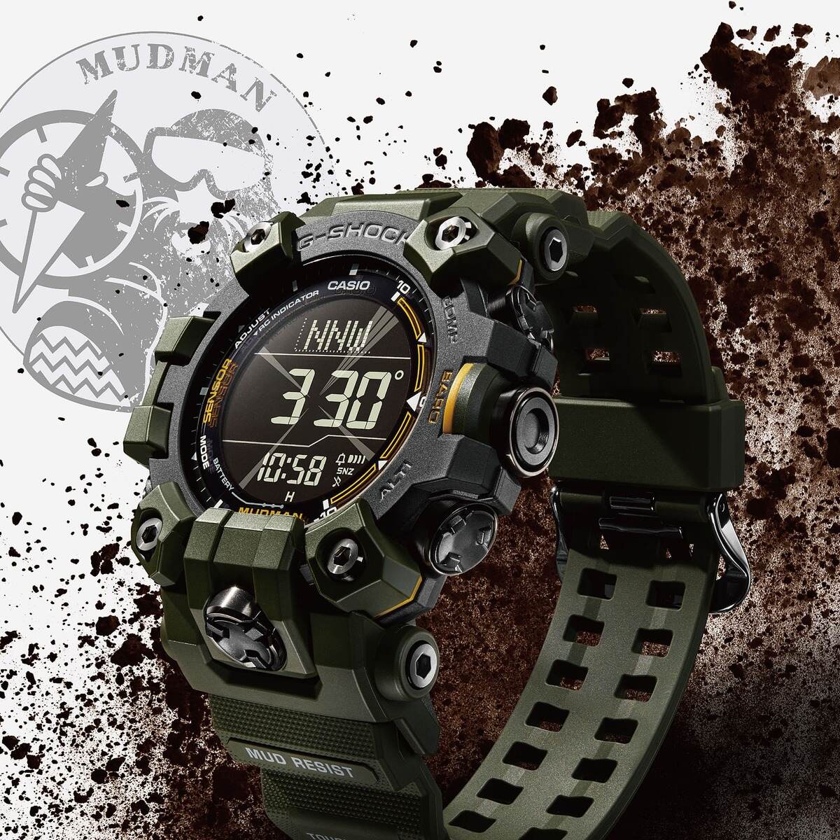 [GW-9500-3JF] G-SHOCK MASTER OF G MUDMAN��