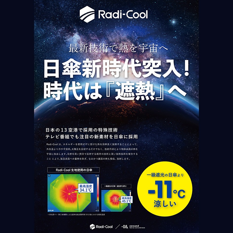 [52382] ������ 2�� �ޤꤿ���߻� ��Ǯ Ǯ������ -0& ��ǥ������� 50cm �ۥ磻�� �� �������� Radi-Cool UV���å� �׸� �ߥǥ�����Jump 2���� LDB-RDC-50OJ-WH ���� ������