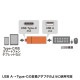 [ADR-3TCMS7BKN] Type-C����ѥ��ȥ����ɥ꡼����(USB-A 1�ݡ����դ����֥�å�)