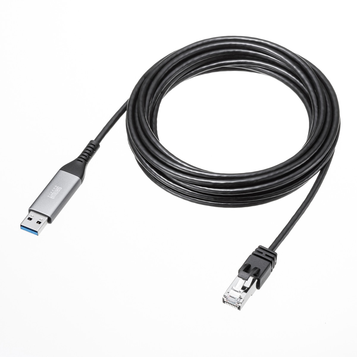 [KB-SL6ALAN02BK] USB A LAN�Ѵ������֥�(Gigabit�б���2m)