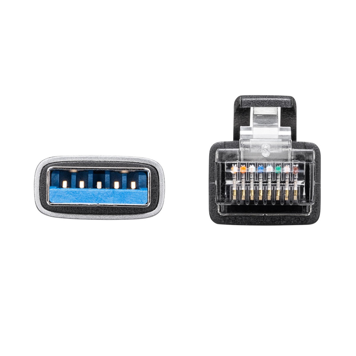 [KB-SL6ALAN02BK] USB A LAN�Ѵ������֥�(Gigabit�б���2m)