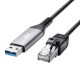 [KB-SL6ALAN02BK] USB A LAN�Ѵ������֥�(Gigabit�б���2m)