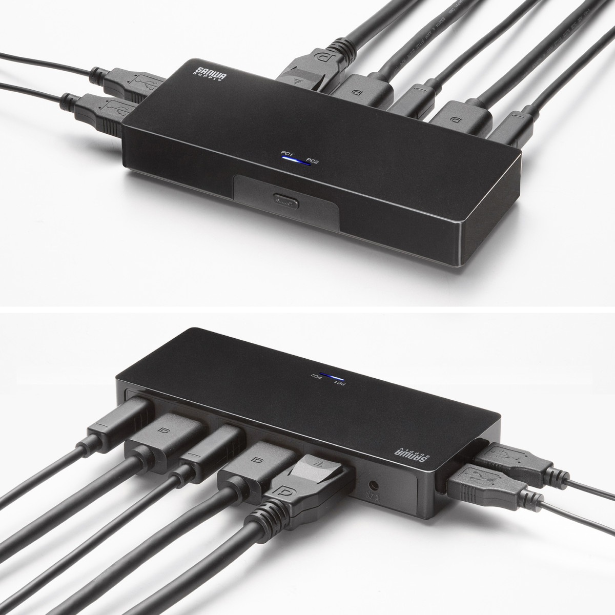 [SW-KVM2DPUUS] 4K�б�DisplayPort�ѥ��������ش�(���ߥ�졼���������ܡ�2:1)