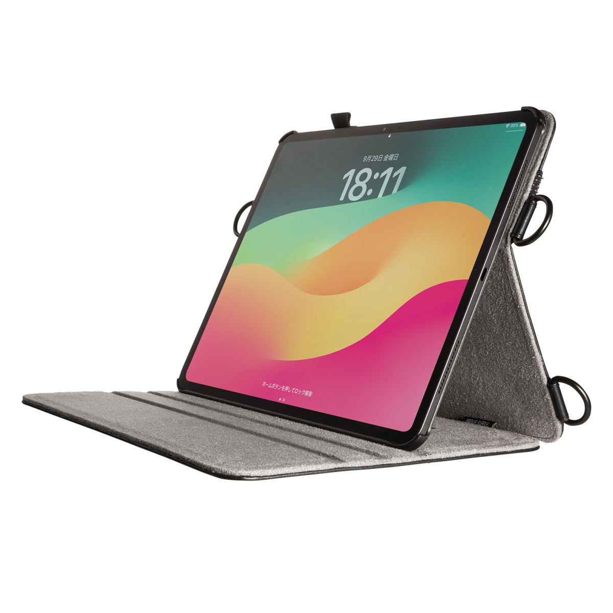 [PDA-IPAD2012BK] iPad Pro 13�����(M4/2024)�ѥ�����ɡ��٥���դ�������