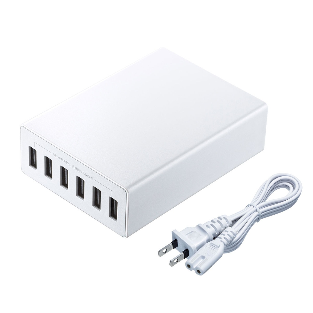 [ACA-IP67W] USB���Ŵ�(6�ݡ��ȡ����12A���ۥ磻��)